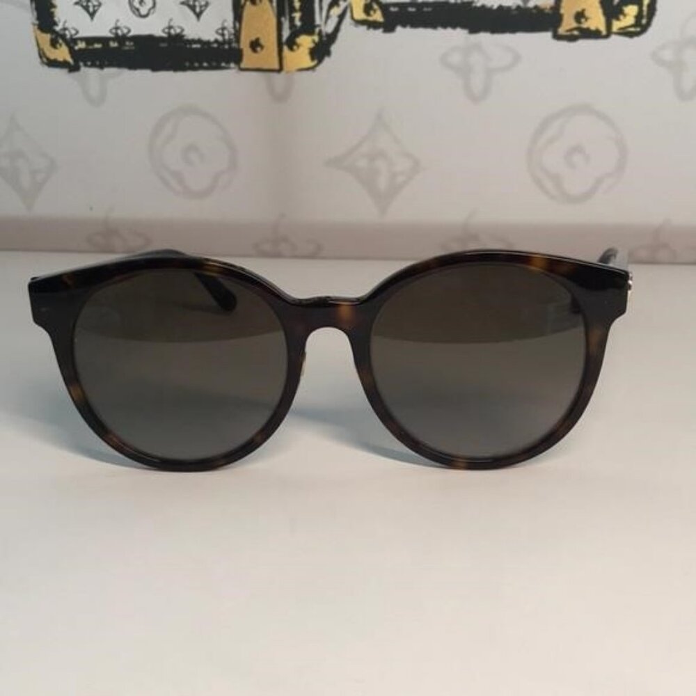 New Authentic Gucci GG0416SK 003 Havana Brown Gradient Sunglasses - Picture 13 of 15